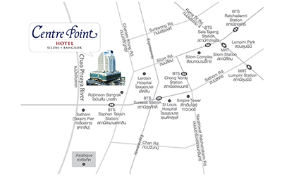 Centre Point Hotel Silom - Map